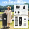 image:imageCROWN SHADES 10X20 Pop Up Canopy Commercial Outdoor Camping Tent 400D Fabric with 6 Sidewalls 6 Sand Bags StoN Go Bag GrayWhite