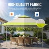 image:imageCROWN SHADES 13x13 Pop Up Canopy Outdoor Canopy Tent Gazebo for Backyard amp Patio Furniture Foldable Sun Shade BeigeampCoffeeGray