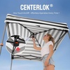 image:imageCROWN SHADES 4x4 Pop Up Changing Tent Patented OnePush CenterLok Privacy Shower Tent Instant Changing Room for Camping Poolside Beach Photoshoots Fishing Picnic Blue amp White StripedBlackWhite
