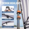 image:imageCROWN SHADES 4x4 Pop Up Changing Tent Patented OnePush CenterLok Privacy Shower Tent Instant Changing Room for Camping Poolside Beach Photoshoots Fishing Picnic Blue amp White StripedBlueWhite