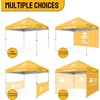image:imageCROWN SHADES Custom Canopy Tent 10x10 with Logo Personalized Silver Coated Half Sidewall for 10x10 Pop Up Canopy Tent Only Compatible with Crown Shades Frames 2 PC Half Walls Only4 Full Sidewalls