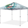 image:imageCROWN SHADES Custom Canopy Tent 10x10 with Logo Personalized Silver Coated Half Sidewall for 10x10 Pop Up Canopy Tent Only Compatible with Crown Shades Frames 2 PC Half Walls OnlyTop