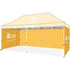 image:imageCROWN SHADES Custom Canopy Tent 10x10 with Logo Personalized Silver Coated Half Sidewall for 10x10 Pop Up Canopy Tent Only Compatible with Crown Shades Frames 2 PC Half Walls Only4 Full Sidewalls