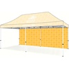 image:imageCROWN SHADES Custom Canopy Tent 10x10 with Logo Personalized Silver Coated Half Sidewall for 10x10 Pop Up Canopy Tent Only Compatible with Crown Shades Frames 2 PC Half Walls Only1 Full Sidewall