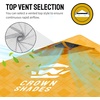 image:imageCROWN SHADES Custom Canopy Tent 10x10 with Logo Personalized Silver Coated Half Sidewall for 10x10 Pop Up Canopy Tent Only Compatible with Crown Shades Frames 2 PC Half Walls OnlyTop