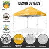 image:imageCROWN SHADES Custom Canopy Tent 10x10 with Logo Personalized Silver Coated Half Sidewall for 10x10 Pop Up Canopy Tent Only Compatible with Crown Shades Frames 2 PC Half Walls OnlyTop