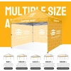 image:imageCROWN SHADES Custom Canopy Tent 10x10 with Logo Personalized Silver Coated Half Sidewall for 10x10 Pop Up Canopy Tent Only Compatible with Crown Shades Frames 2 PC Half Walls Only4 Full Sidewalls