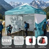 image:imageCrown Shades Custom Canopy Tent Custom 10x10 Canopy with Logo Patented CenterLok One Push Setup Personalized Pop Up Tent for Business STONGO Storage Bag Commercial Grade88FT