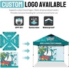 image:imageCrown Shades Custom Canopy Tent Custom 10x10 Canopy with Logo Patented CenterLok One Push Setup Personalized Pop Up Tent for Business STONGO Storage Bag Commercial Grade1212FT