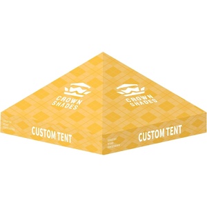 image:imageCROWN SHADES Custom Canopy Tent 10x10 with Logo Personalized Silver Coated Half Sidewall for 10x10 Pop Up Canopy Tent Only Compatible with Crown Shades Frames 2 PC Half Walls OnlyTop