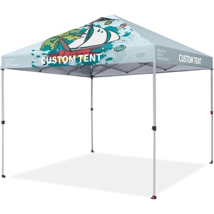 image:imageCrown Shades Custom Canopy Tent Custom 10x10 Canopy with Logo Patented CenterLok One Push Setup Personalized Pop Up Tent for Business STONGO Storage Bag Commercial Grade1212FT