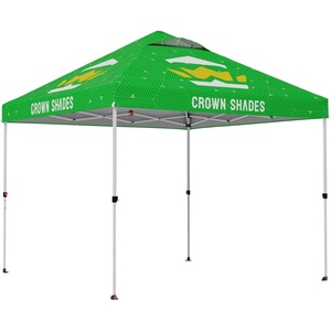 image:imageCrown Shades Custom Canopy Tent Custom 10x10 Canopy with Logo Patented CenterLok One Push Setup Personalized Pop Up Tent for Business STONGO Storage Bag Commercial Grade10x10 ft Recreational Grade