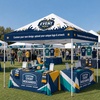image:imageCROWN SHADES Custom Table Cloth with Business Logo 300D Polyester Tablecloths for Tradeshow Wedding Birthday Party amp Business Events 8FT96 x 27 Oblong