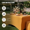 image:imageCROWN SHADES Custom Table Cloth with Business Logo 300D Polyester Tablecloths for Tradeshow Wedding Birthday Party amp Business Events 8FT96 x 27 Oblong