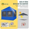 image:imageCROWN SHADES 10 x 10 Pop Up Commercial Canopy Tent 4 Food Booth Sidewall Kit Patented CenterLok 1Person Setup Heavy Duty Vendor Tent 400D Silver Coated Fabric 4 Wheels STONGo Bag BlackBlue
